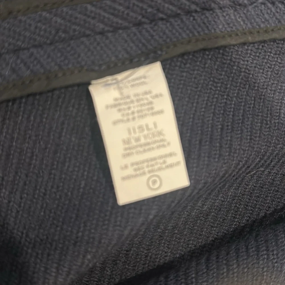IISLI WOOL NAVY WOMANS RIDING STYLE JACKET SIZE 4 - Picture 8 of 10